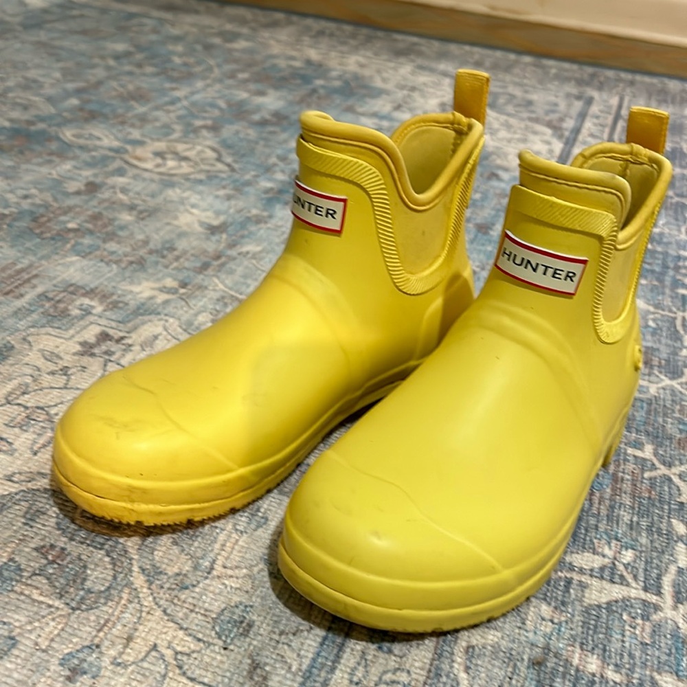 Hunter boot in Banana Yellow